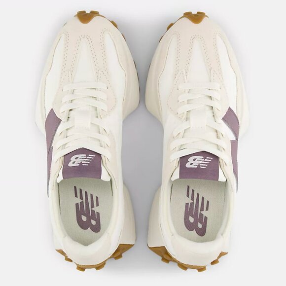 New Balance 327 Casual Womens Sneakers Shoes Sea Salt Ice Wine various sizes - Picture 6 of 8